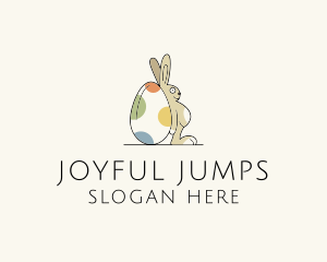 Rabbit Egg Toy logo design