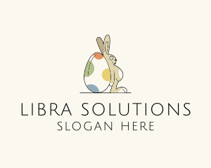 Rabbit Egg Toy logo design