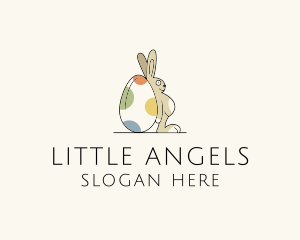 Rabbit Egg Toy logo design