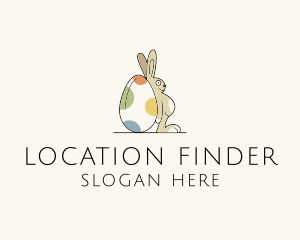 Rabbit Egg Toy logo design