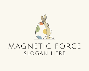 Rabbit Egg Toy logo design