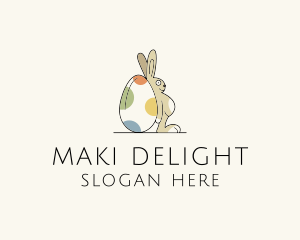 Rabbit Egg Toy logo design