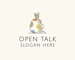 Rabbit Egg Toy logo design