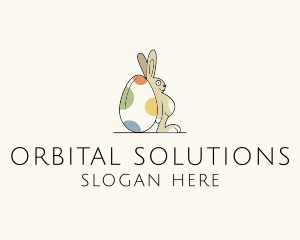 Rabbit Egg Toy logo design