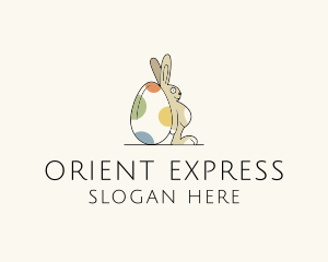 Rabbit Egg Toy logo design