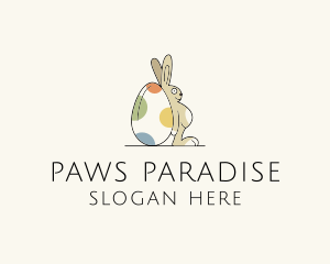 Rabbit Egg Toy logo design