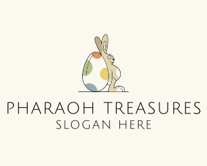 Rabbit Egg Toy logo design