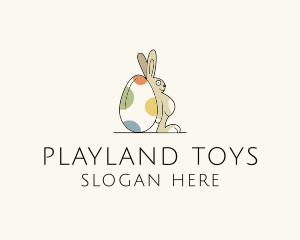 Toy - Rabbit Egg Toy logo design