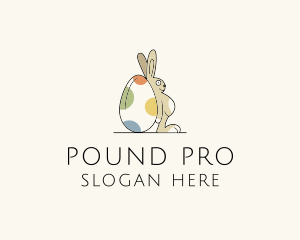 Rabbit Egg Toy logo design