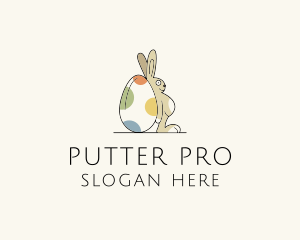 Rabbit Egg Toy logo design