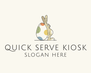 Rabbit Egg Toy logo design