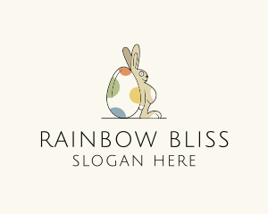 Rabbit Egg Toy logo design