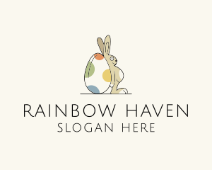 Rabbit Egg Toy logo design