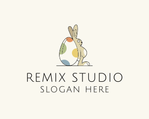 Rabbit Egg Toy logo design