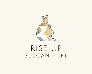 Rabbit Egg Toy logo design