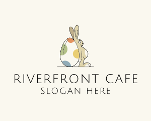 Rabbit Egg Toy logo design