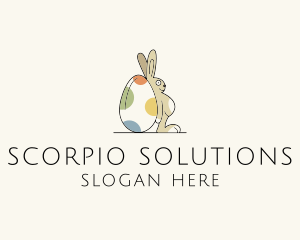 Rabbit Egg Toy logo design