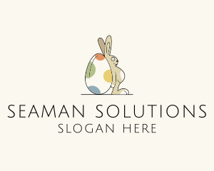 Rabbit Egg Toy logo design