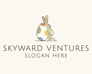 Rabbit Egg Toy logo design