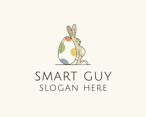 Rabbit Egg Toy logo design