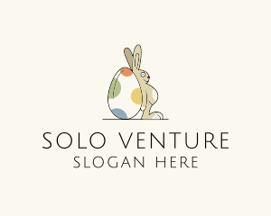 Rabbit Egg Toy logo design