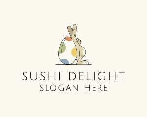 Rabbit Egg Toy logo design