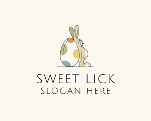 Rabbit Egg Toy logo design