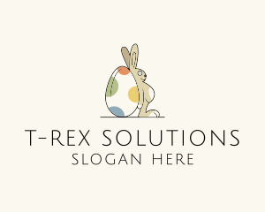 Rabbit Egg Toy logo design