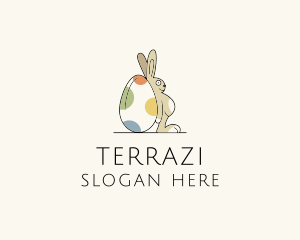 Rabbit Egg Toy logo design