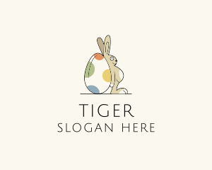 Rabbit Egg Toy logo design