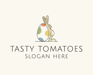 Rabbit Egg Toy logo design