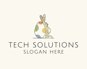 Celebration - Rabbit Egg Toy logo design