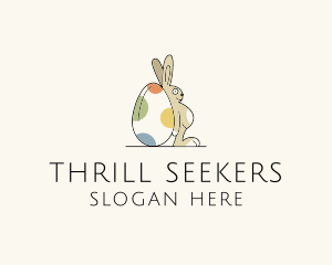 Rabbit Egg Toy logo design