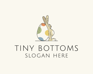 Rabbit Egg Toy logo design