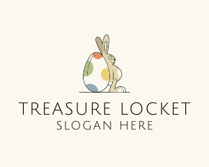 Rabbit Egg Toy logo design