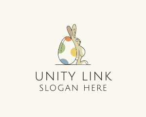 Rabbit Egg Toy logo design