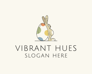 Rabbit Egg Toy logo design