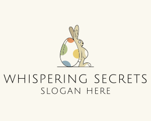 Rabbit Egg Toy logo design