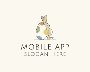 Rabbit Egg Toy logo design