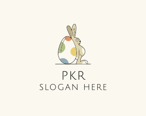 Rabbit Egg Toy logo design