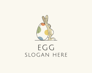 Rabbit Egg Toy logo design