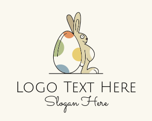 Toy Store - Rabbit Egg Toy logo design