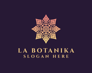 Bohemian - Mandala Pattern Flower logo design