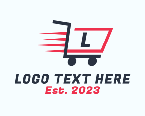 Pushcart - Express Shopping Cart logo design