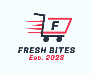 Pushcart - Express Shopping Cart logo design