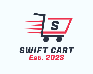 Express Shopping Cart logo design