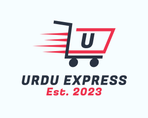 Express Shopping Cart logo design