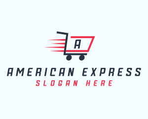 Express Shopping Cart logo design