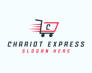 Express Shopping Cart logo design