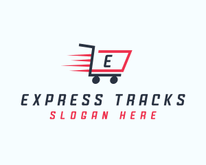 Express Shopping Cart logo design